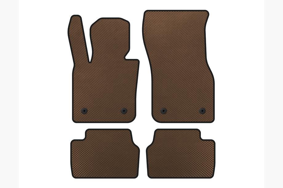 Mini Cooper F55/56/57 2014–2023 EVA-lattiamatot (F55, 5-ovinen, ruskea) Kuva 1