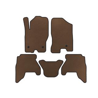EVA-lattiamatot sisätiloihin (2 riviä, ruskea, 2010-2014) Nissan Pathfinder R51 2005–2014