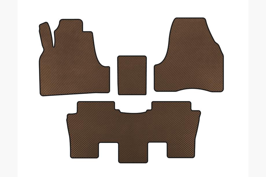 Peugeot 807 2002–2014 EVA-auton matot (ruskea) Image