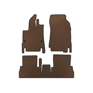 EVA-matot (7-paikkainen/pitkä akseliväli, ruskea) Peugeot Partner/Rifter 2019–
