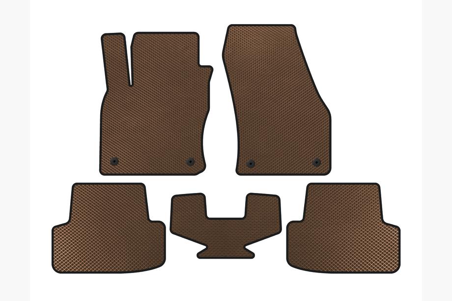 Seat Ateca 2016– EVA-auton matot (ruskea) Image