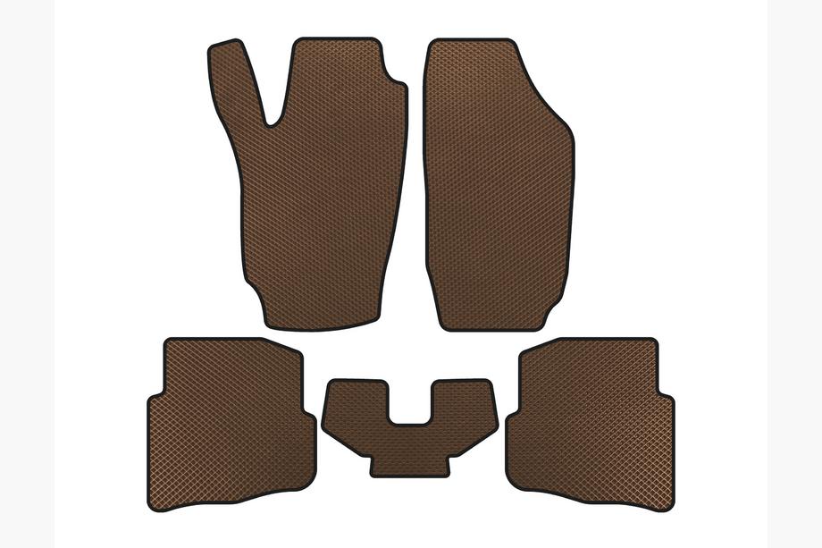 Seat Ibiza 2002–2009 EVA-auton matot (ruskea) Image