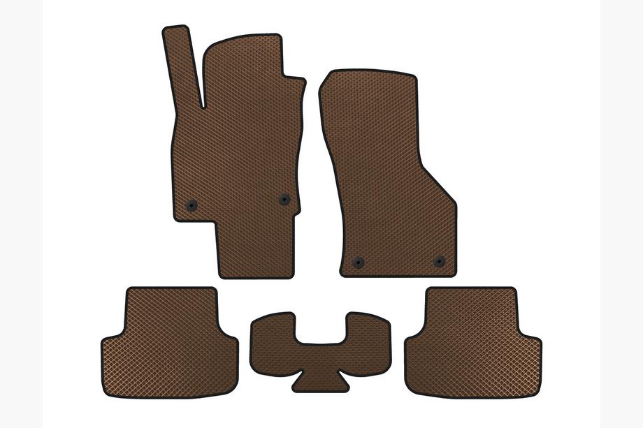 Seat Leon 2013–2020 EVA-auton matot (ruskea) Image
