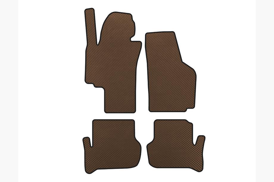 Seat Toledo 2005–2012 EVA-auton matot (ruskea) Image