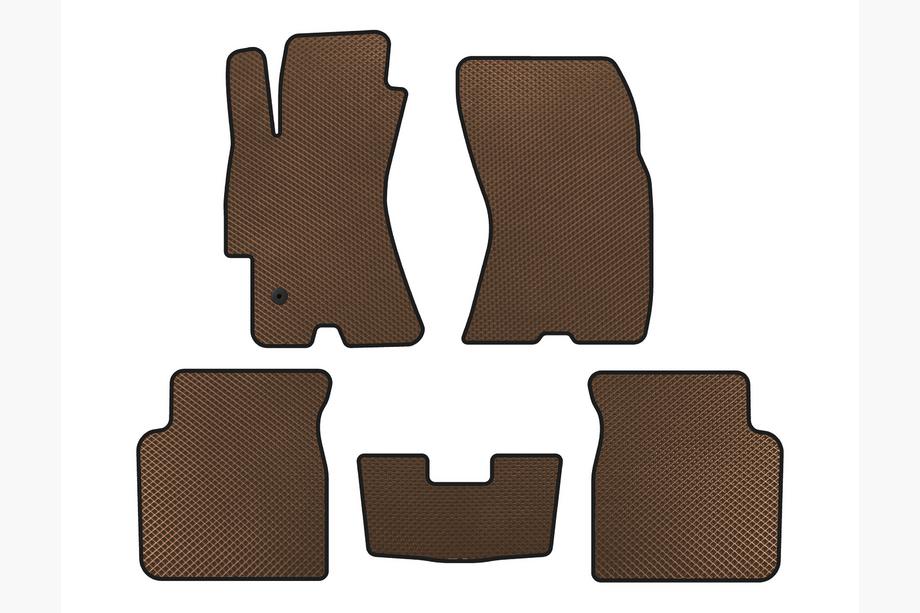 Subaru Outback 2005–2009 EVA-auton matot (ruskea) Image