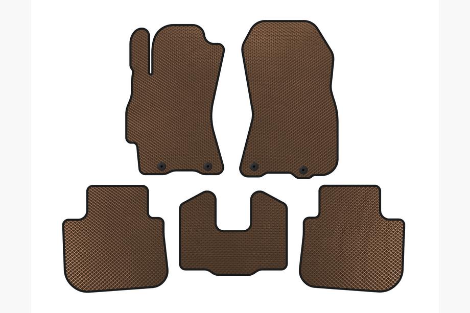 Subaru Outback 2009–2014 EVA-auton matot (ruskea) Image