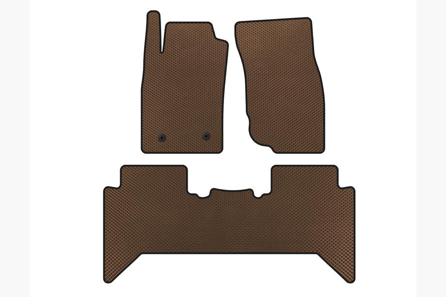Toyota Hilux 2006–2015 EVA-lattiamatot V2 (Ruskea) Image