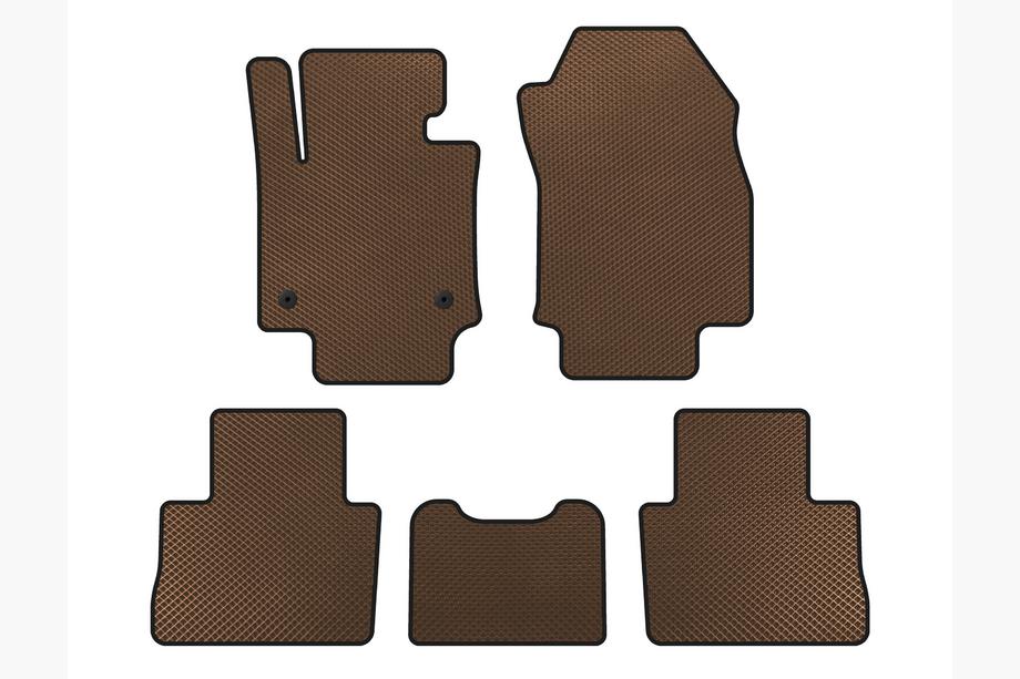 Toyota Rav 4 2019–2025 EVA-auton matot (ruskea) Image
