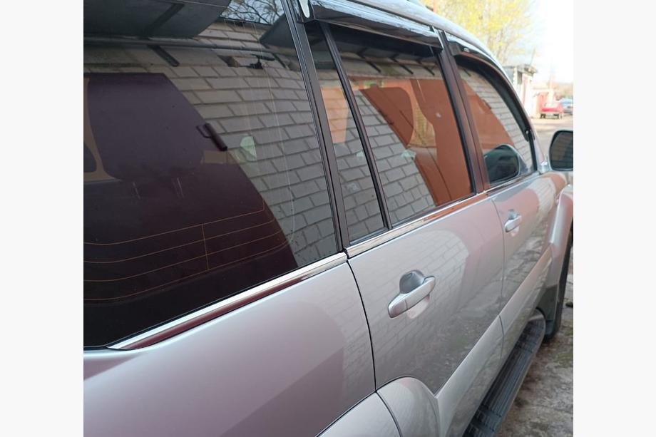 Toyota Land Cruiser Prado 120 2002–2009 Ikkunoiden ulkoreunalistat (6 kpl, RST) OmsaLine – italialainen ruostumaton teräs Image