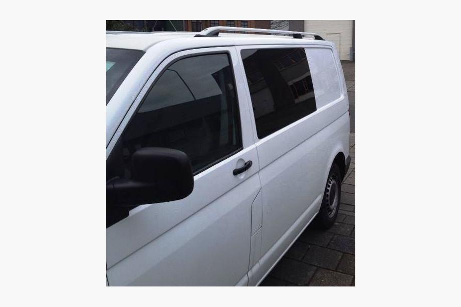 Volkswagen T5 2010–2015 CROWN kattokaiteet (matta harmaa) Lyhyt akseliväli Kuva 12