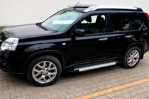 Nissan X-trail T31 2007–2014 Allmond Grey sivuportaat (2 kpl, alumiini) kuva 1