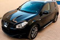 Nissan Qashqai 2007–2010 Sivuporrast RedLine V1 (2 kpl, alumiini) kuva 1