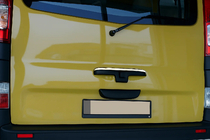 Renault Trafic 2001–2015 Kromilista takaoven kahvaan (yläosa, ruostumaton teräs) kuva 1