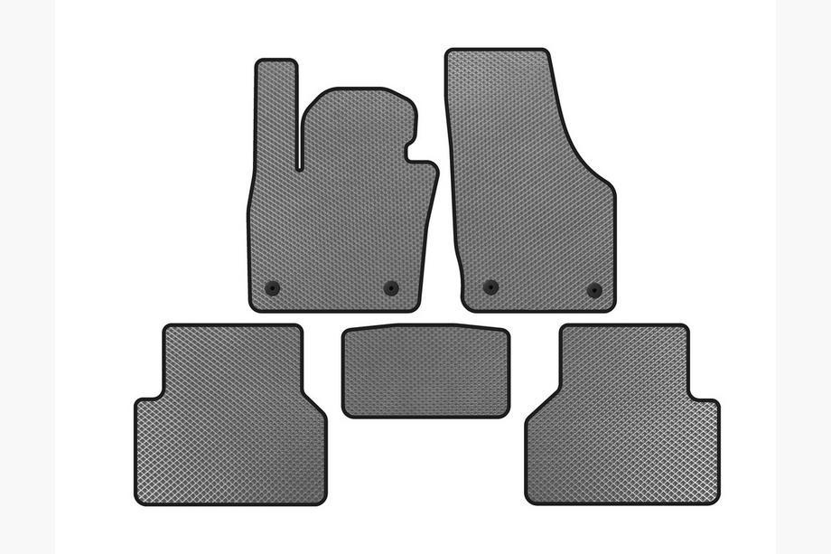 Audi Q3 2011–2019 EVA-auton matot (harmaa) Image