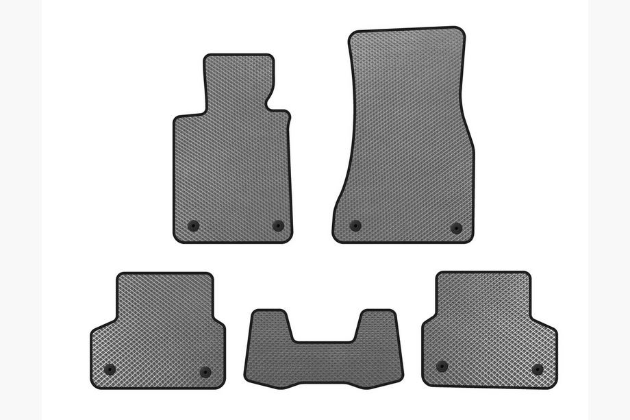 BMW 5-sarja G30/G31 2017–2023 EVA-auton lattiamatot (Harmaat) Image