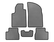Citroen C-3 2002–2009 EVA-auton matot (harmaa) kuva 1