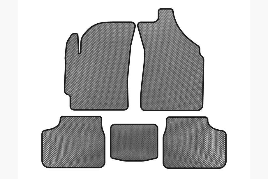 Daewoo Matiz 2009–2015 EVA-auton matot (harmaa) Image