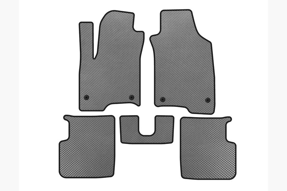 Fiat Panda 2011–2023 EVA-auton matot (harmaa) Image
