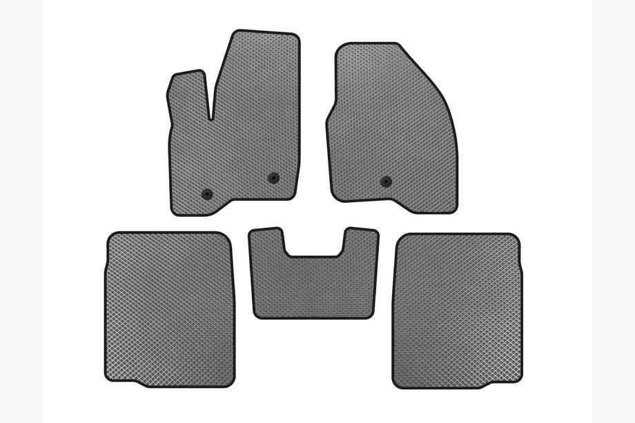 Ford Explorer 2011–2019 EVA-auton sisämatot (2 riviä, 2011-2015, harmaa) Image