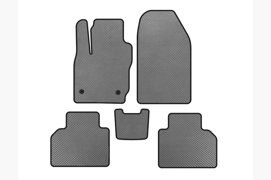 Ford Courier 2014–2023 EVA-auton matot (harmaa) Image