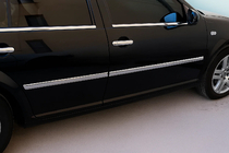 Volkswagen Bora 1998–2004 Ikkunoiden ulkolistat (4 kpl, ruostumaton teräs) SW - farmari kuva 1