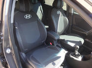Hyundai Accent 2011–2017 Auton penkinpäälliset (keinonahka↗kangas, Premium) kuva 16