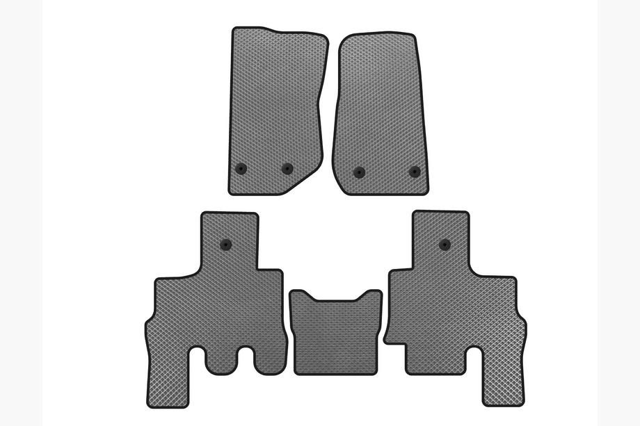 Jeep Wrangler 2007–2017 EVA-auton matot (harmaa) Image