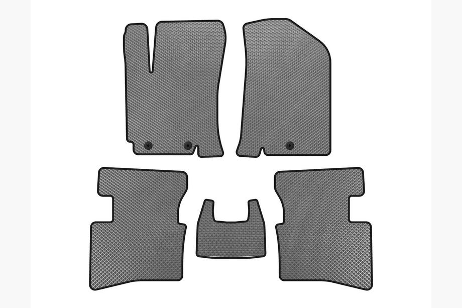 Kia Rio 2012–2017 EVA V2 -lattiamatot (harmaa) Image