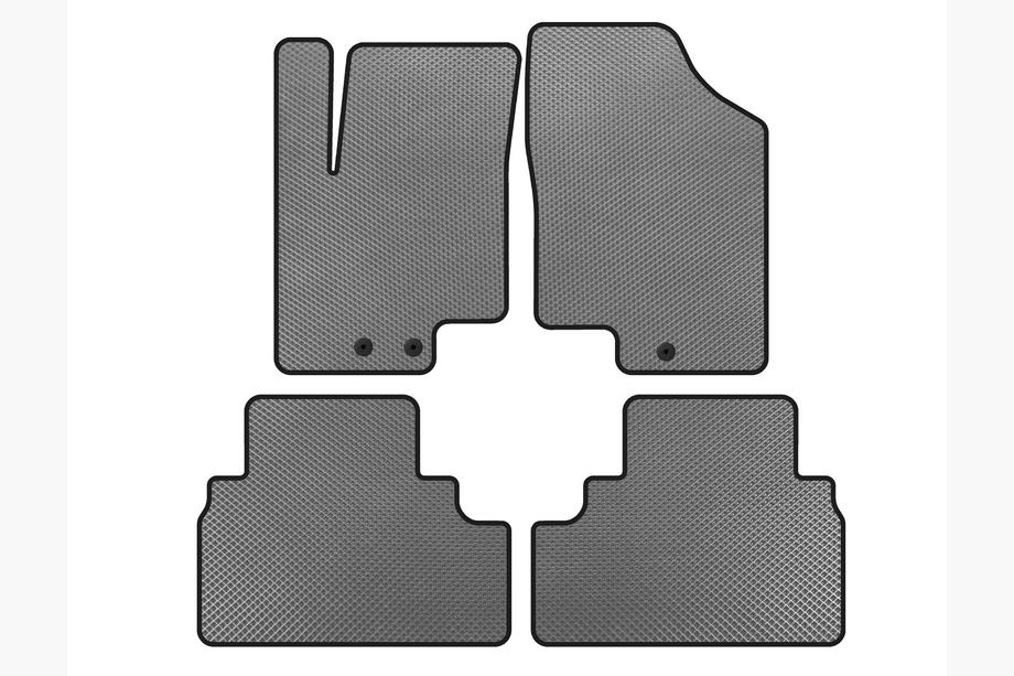Kia Venga 2010–2019 EVA-auton matot (harmaa) Image