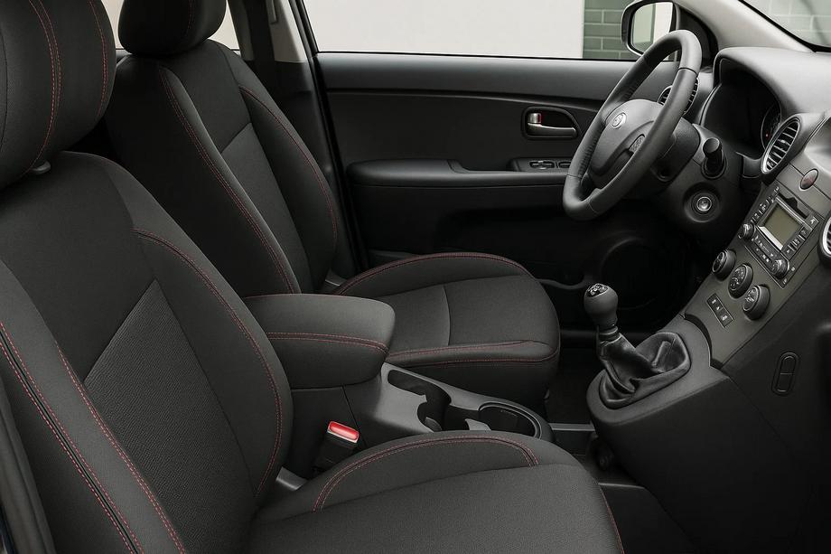 Kia Carens 1999–2012 Brothers Premium eko-nahkaiset auton istuinsuojat (5 paikkaa, 2006-2012) Image