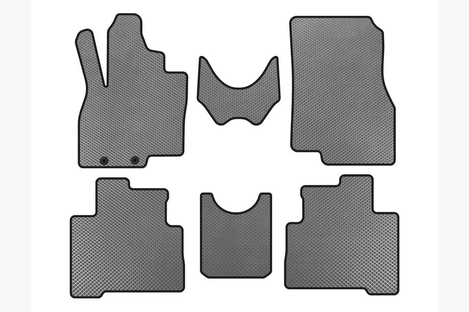 Mitsubishi Grandis 2003–2011 EVA-lattiamatot (2 riviä, harmaa) Image