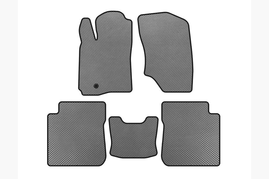 Mitsubishi Outlander 2001–2006 EVA-auton matot (harmaa) Image