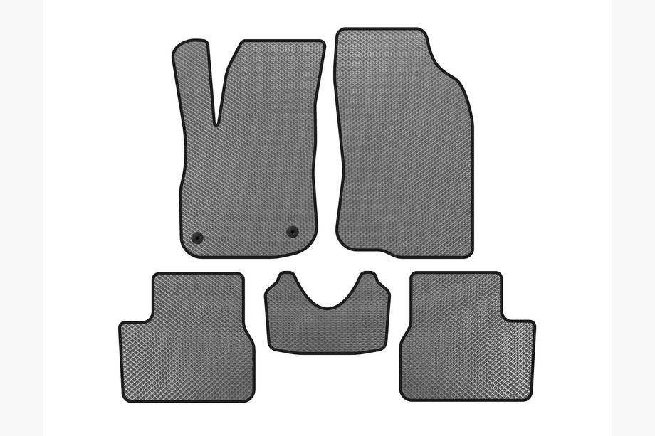 Peugeot 2008 2013–2019 EVA-auton matot (harmaa) Kuva 1
