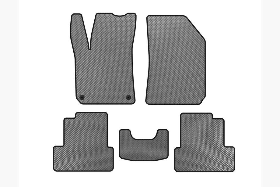 Peugeot 308 2014–2021 EVA-auton matot (harmaa) Image