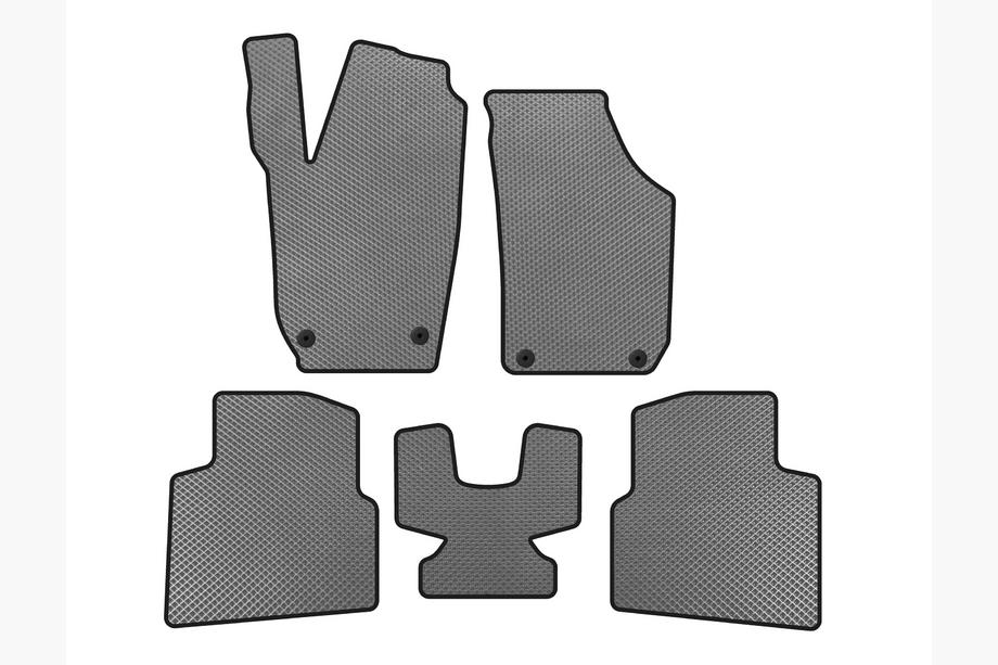Skoda Roomster 2006–2015 EVA-auton matot (harmaa) Image