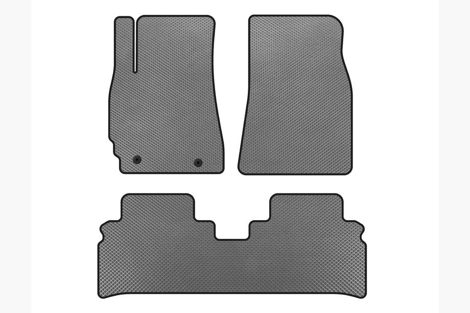 Toyota Highlander 2000–2008 EVA-auton matot (harmaa) Image