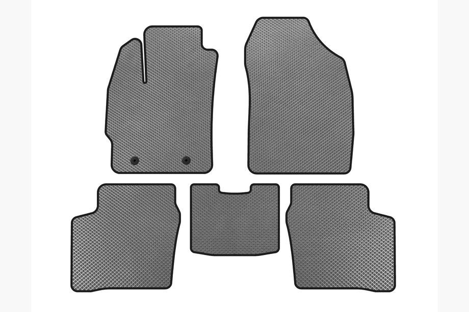 Toyota Prius 2003–2009 EVA-auton sisämatot (LB, harmaa) Image