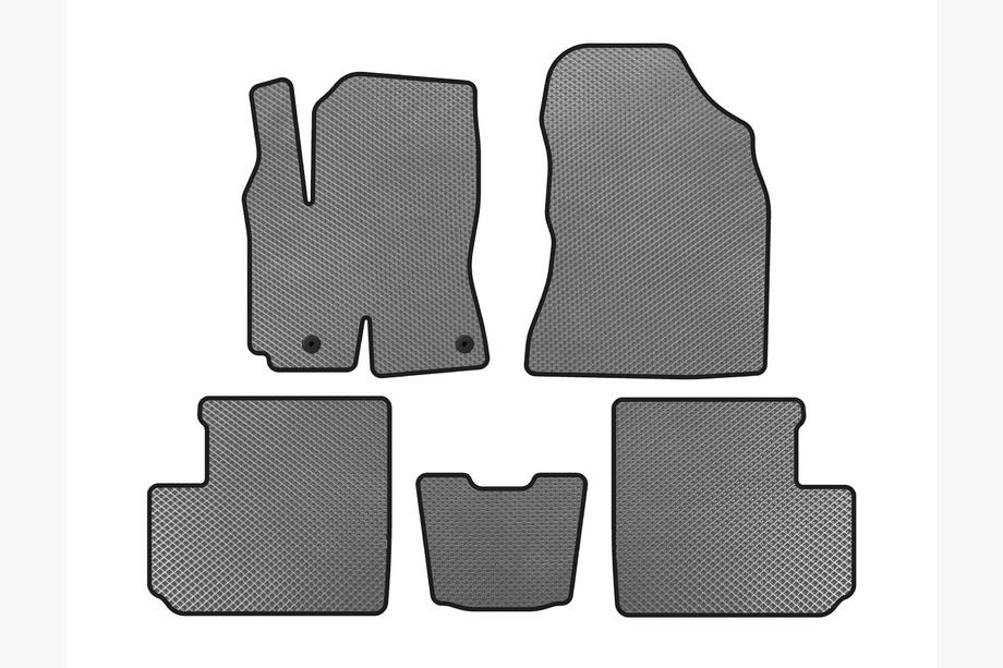 Toyota Rav 4 2001–2005 EVA-auton matot (harmaa) Image