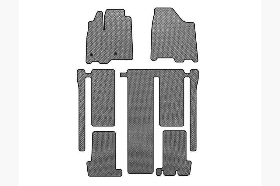 Toyota Sienna 2010–2020 EVA-mattosarja sisätiloihin (3 riviä, harmaa) Image