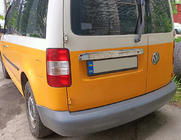 Volkswagen Caddy 2010–2015 Rekisterikilven ylälista (2-ovinen, ruostumaton teräs) kuva 1