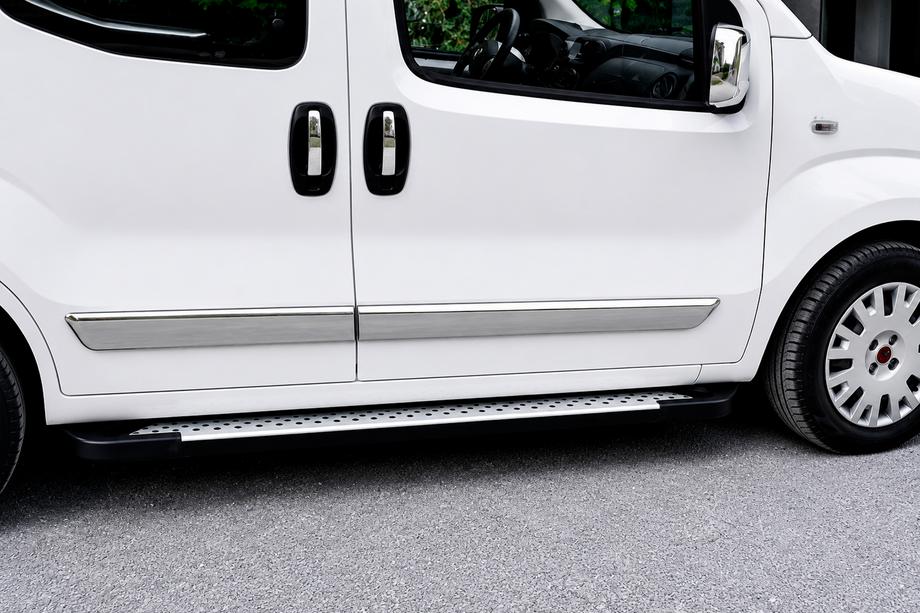 Opel Combo 2012–2018 Allmond Grey sivuportaat (2 kpl, alumiini) Image