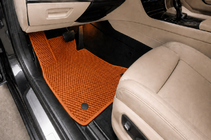 BMW 7-sarja F01/F02 2008–2015 EVA-lattiamatot (F01, oranssi) kuva 1