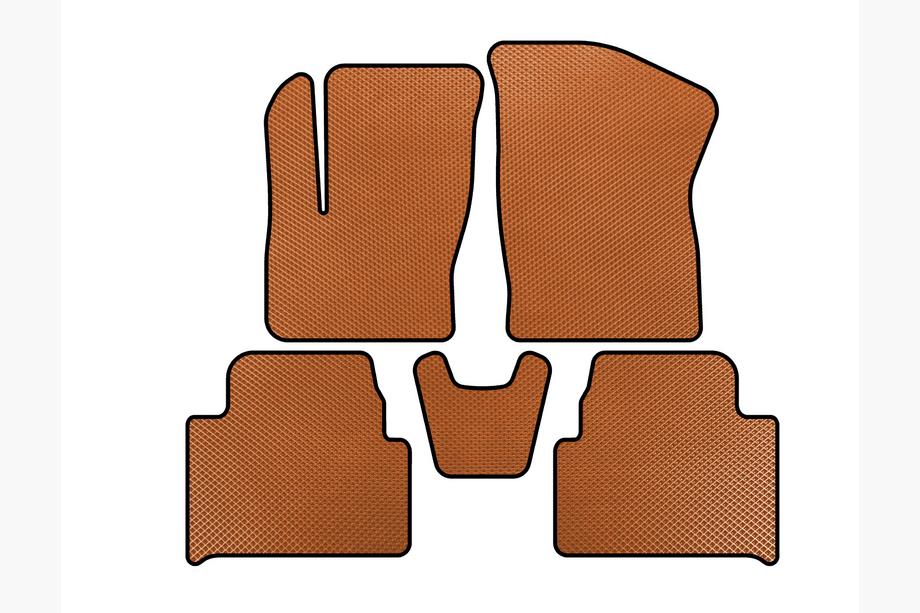 Ford C-Max 2004–2010 EVA-lattiamatot (Oranssi) Image