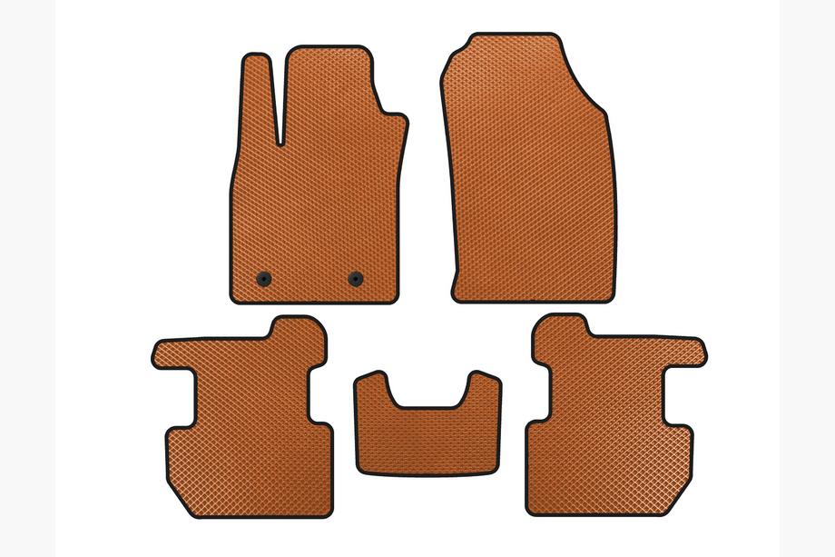 Ford Ecosport 2013–2022 EVA-lattiamatot (2018-2022, oranssi) Image
