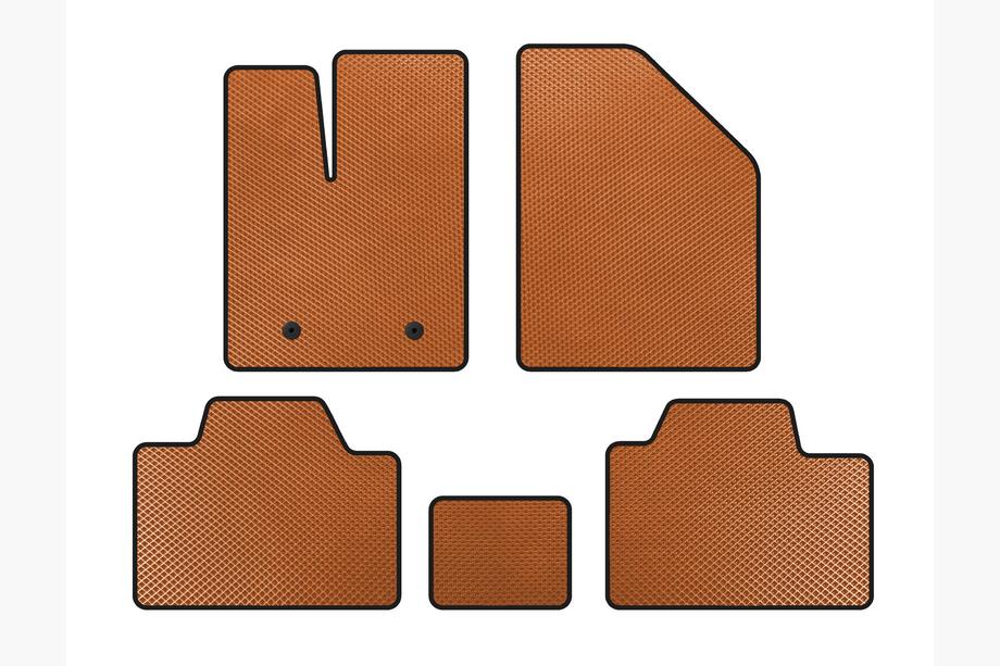 Ford Edge 2006–2014 EVA-lattiamatot (Oranssi) Image