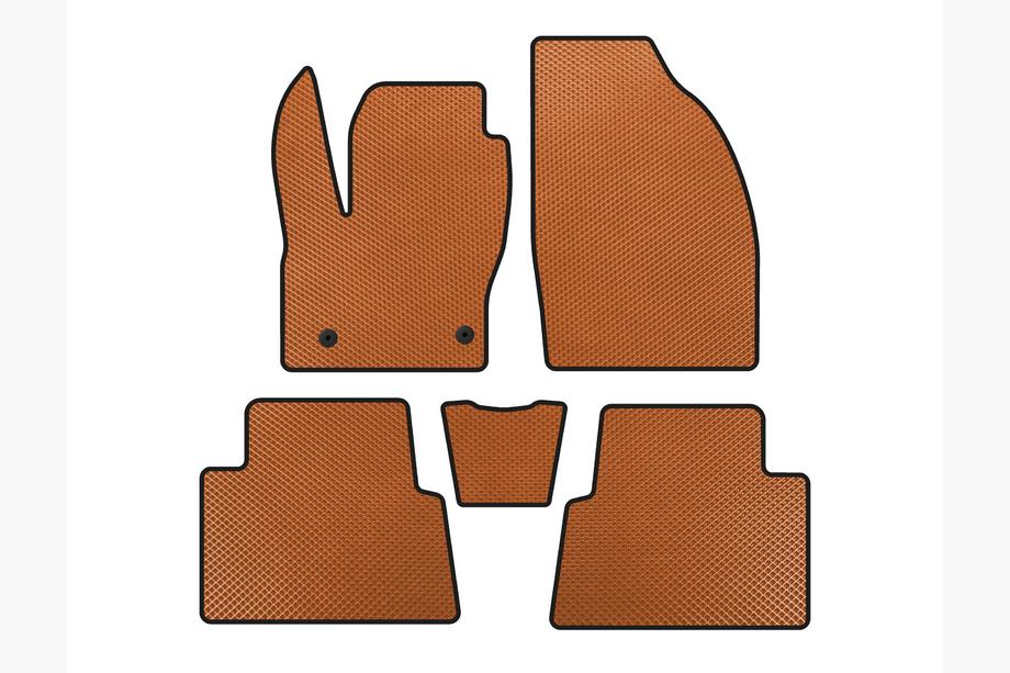 Ford Kuga 2008–2013 EVA-lattiamatot (Oranssi) Image