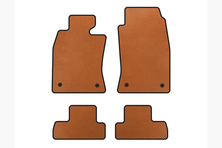 Mini Cooper R50/52/53 2000–2006 EVA-lattiamatot R50:lle, oranssi Kuva 1