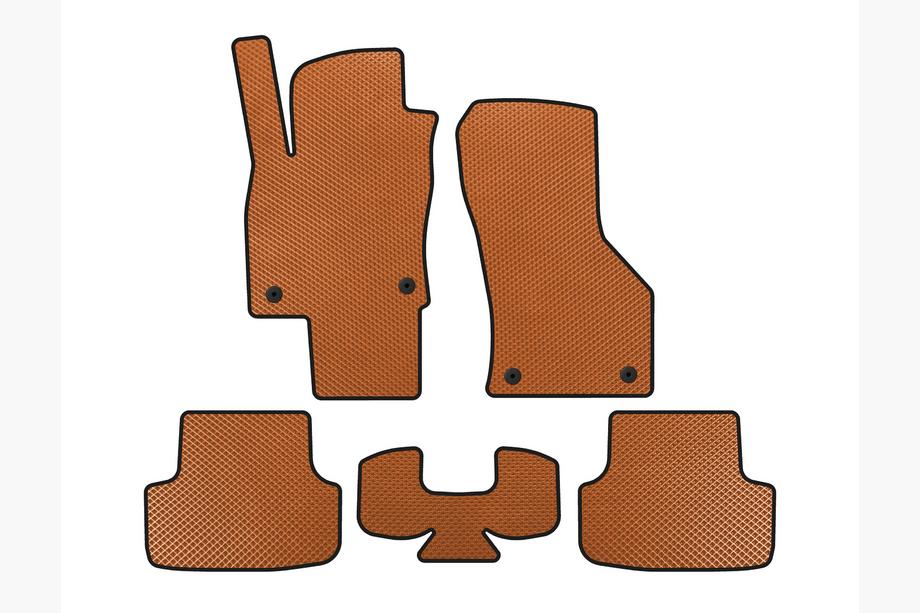 Seat Leon 2013–2020 EVA-lattiamatot (Oranssi) Image