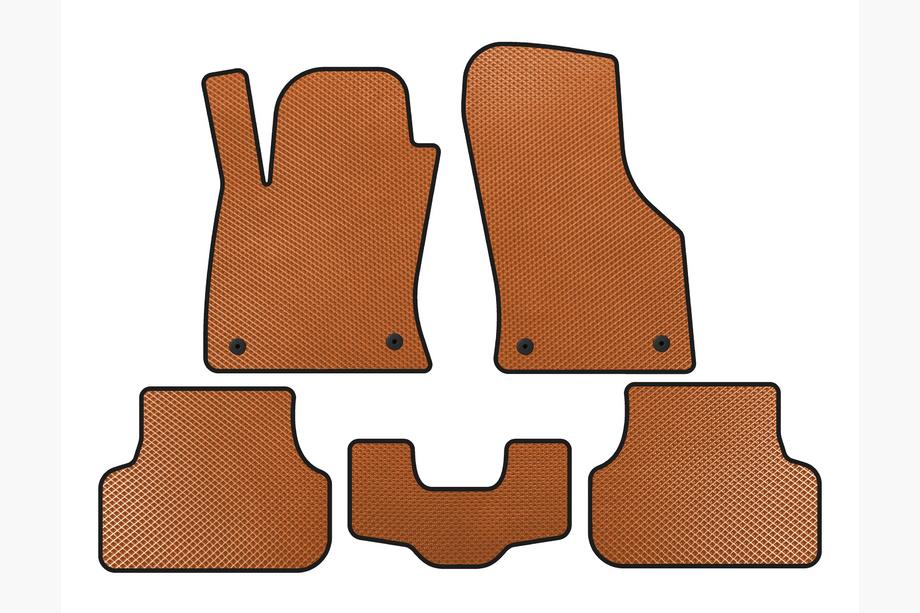 Seat Leon 2013–2020 EVA-lattiamatot (2013-2016, SW, Oranssi) Image