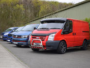 Ford Transit 2000–2014 Tuulilasin visiiri (kiiltomusta, 5 mm) kuva 17
